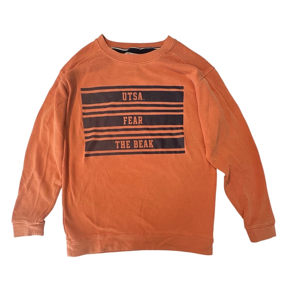 Pink Victoria's Secret UTSA Fear the Beak Orange Sweatshirt Women's Oversized XS - Picture 6 of 7